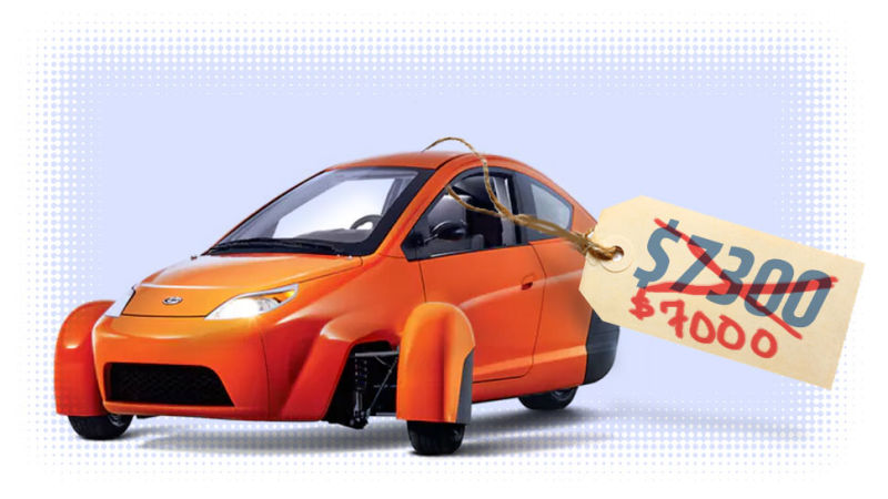 Illustration for article titled Here's How Elio Could Open The Door To Cheap Three-Wheel Cars From India